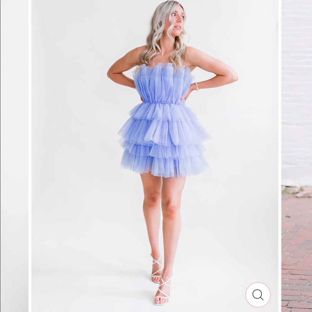 Tulle Mini Dress - Picture 1 of 4